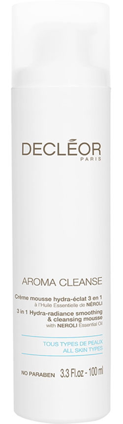 Decleor Aroma Cleanse 3 in 1 hydra-radiance smoothing & Cleansing Mousse