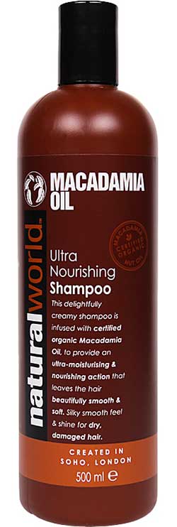 Ultra Nourishing Hair Shampoo Macadamia oil